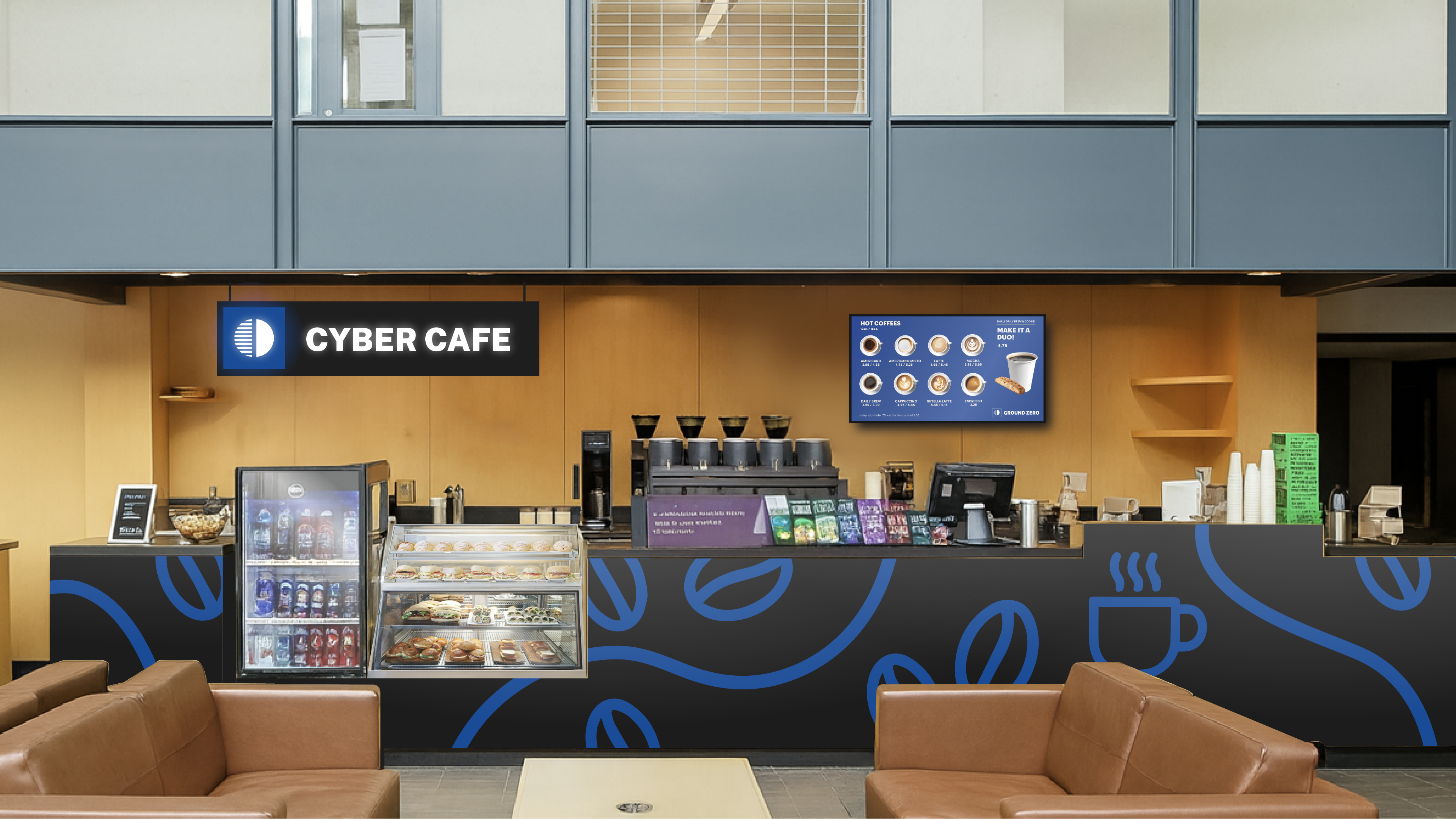 Cyber Café – Tech-forward coffee concept